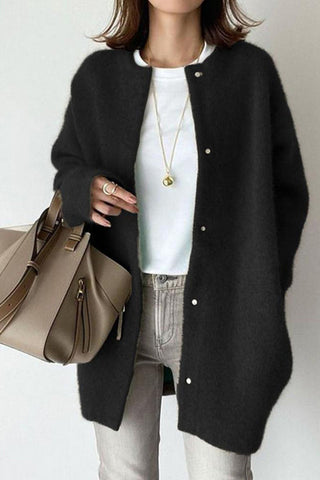 Voletter Fashion Casual Long Sleeve Loose Wool Coat