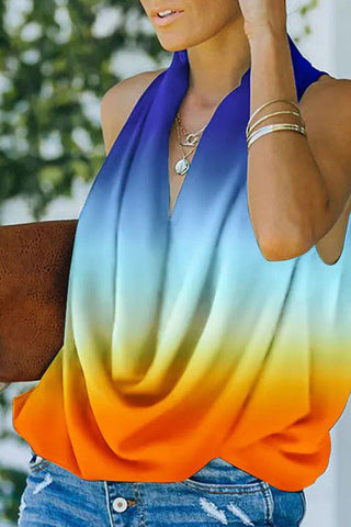 Voletter Fashion Chic Loose Off Shoulder Sleeveless Top