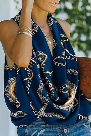 Voletter Fashion Chic Loose Off Shoulder Sleeveless Top