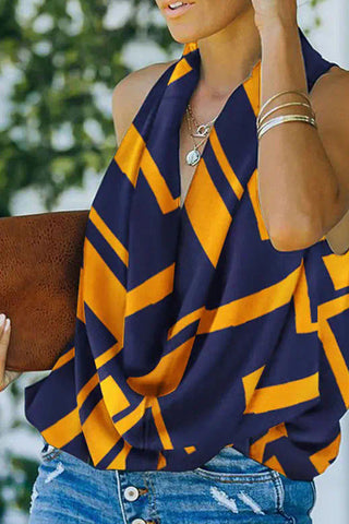 Voletter Fashion Chic Loose Off Shoulder Sleeveless Top