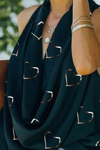 Voletter Fashion Chic Loose Off Shoulder Sleeveless Top