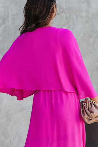 Voletter Voletter  Fashion Long V-Neck Dress