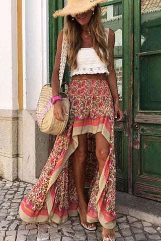 Voletter Vacation Exotic Customs Tuxedo Skirt