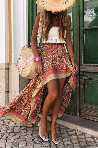 Voletter Vacation Exotic Customs Tuxedo Skirt