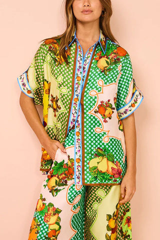 Voletter Casual Fashion Printed Suit